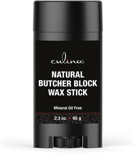 Culina Butcher Block Cutting Board Bamboo Conditioner Wax Stick | Best for Wood & Bamboo Conditioning & Sealing | Does NOT Contain Mineral Oil! - LivanaNatural 